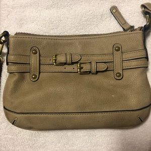 Tan crossbody bag